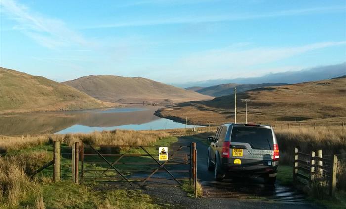 A sunny day in the Highlands of Ceredigion.